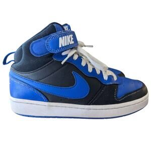 Nike Blue Court Borough Mid 2 Hi-Top Sneakers by Finish Line 7Y